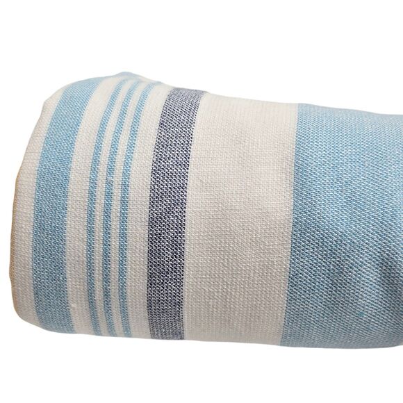 Deborah Connolly Ring Spun Turkish Cotton Loops Beach Towel Multi Striped 36x68 - Picture 5 of 10